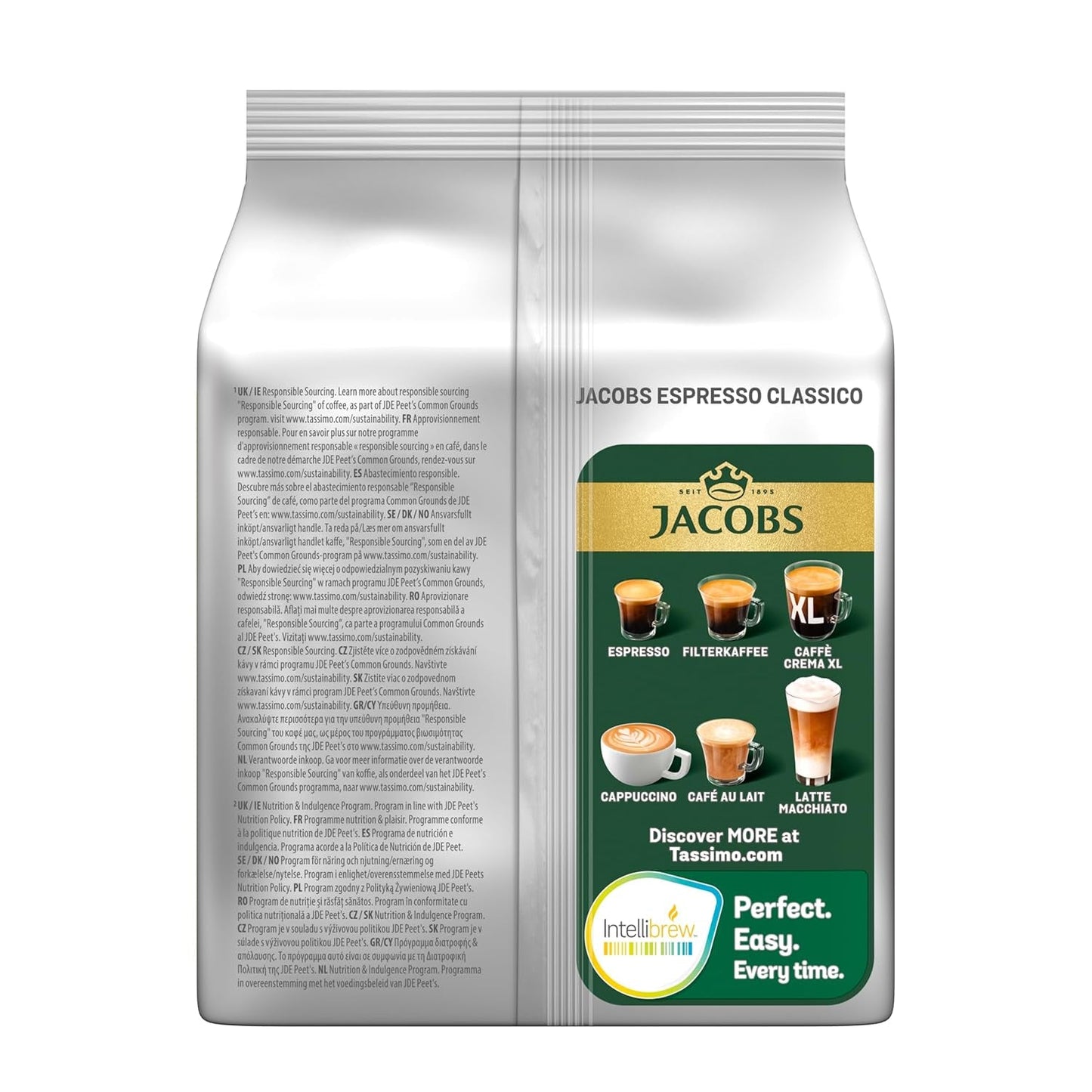 Tassimo Kapseln Jacobs Espresso Classico, 5 x 16 saszetek, 80 Kaffeekapseln