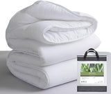 Tural - Kołdra 150 X 220 cm z obróbką Aloe Vera, wypełnienie z włókna 300 G/M², miękka, oddychająca, z certyfikatem Oeko-Tex (biała, łóżko 90 cm) Kołdry i kołdry Naty Shop 220X220