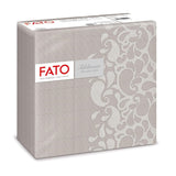 Fato - Serwetki papierowe suche, airlaid, efekt tekstylny, opakowanie 50 serwetek, 40X40 złożone w formacie 4, Tropicana Decor