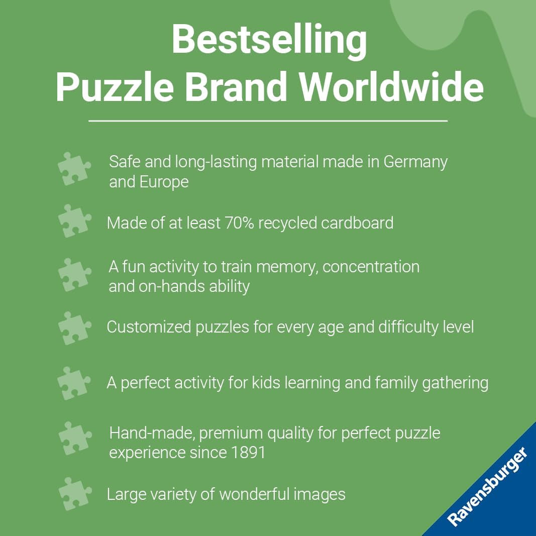 Ravensburger Puzzle dla dzieci - 09226 Duże pojazdy budowlane - Puzzle dla dzieci powyżej 5 lat, składające się z 3X49 elementów Puzzle Naty Shop