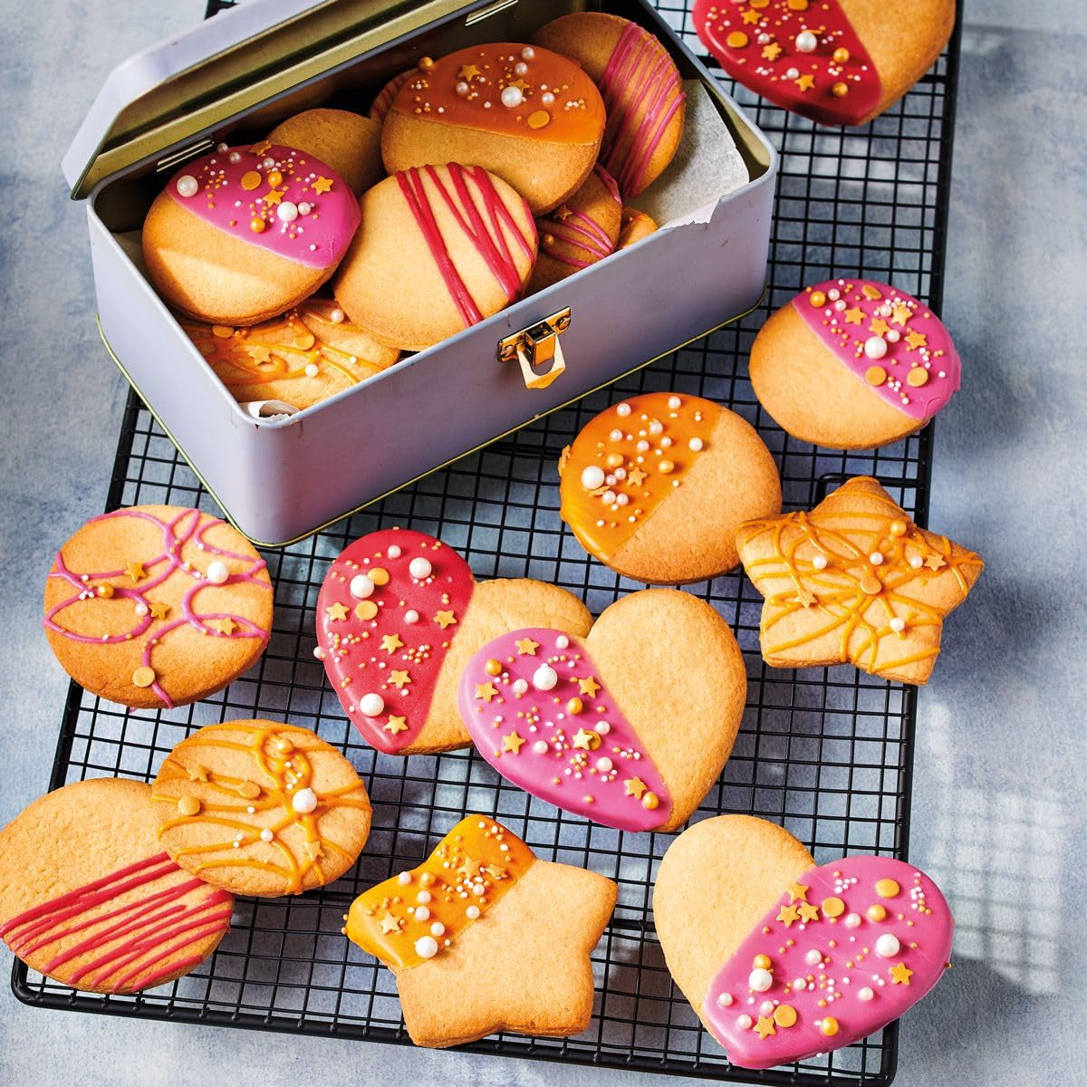 Funcakes Mix Für Kekse: Einfach Zu Verwendende, Knusprige Und Knusprige Kekse, Perfekt Zum Dekorieren Mit Fondant- Oder Royal Icing, Auch Als Tortenkruste Geeignet, Halal., 1 Kg Mieszanka do pieczenia i gotowania Naty Shop