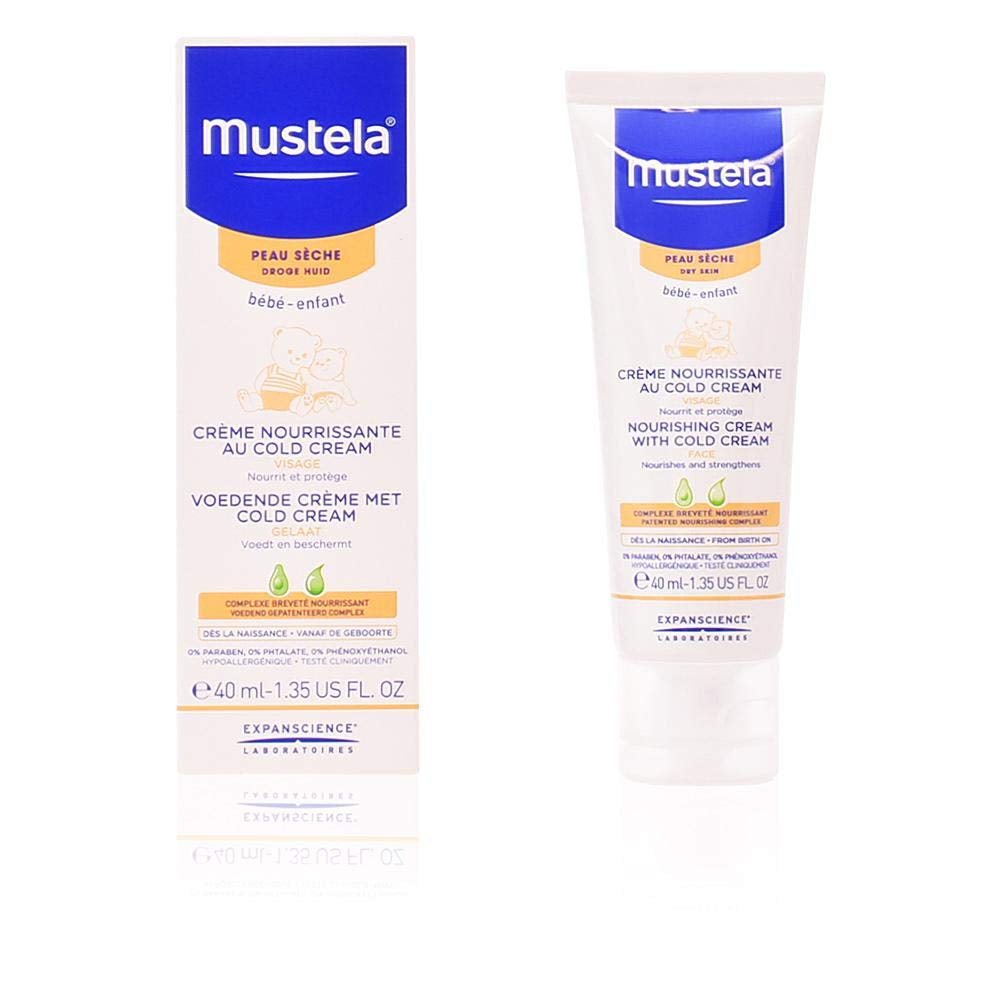 Bébé Odżywczy krem ​​do twarzy z kremem Cold Cream do skóry suchej 40 ml Dzieci - Kąpiel i pielęgnacja Naty Shop Tytuł domyślny
