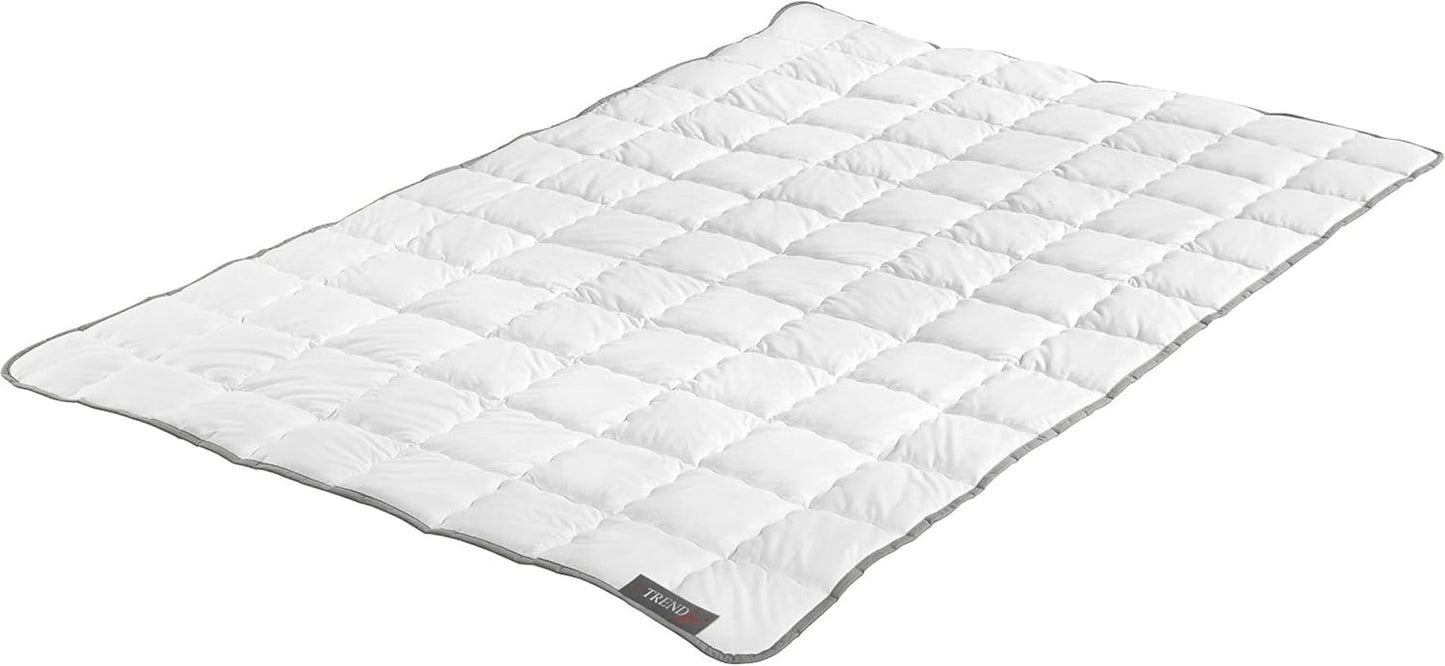 Badenia Trendline Clean Cotton Lekka kołdra na lato, 135 x 200 cm, certyfikat Oeko-Tex, wyprodukowana zgodnie z niemieckimi standardami jakości. Kołdry i kołdry Naty Shop białe 135 x 200 cm
