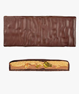 Czekolada mleczna i nugat francuski, ręcznie robione (70 g) - Bio