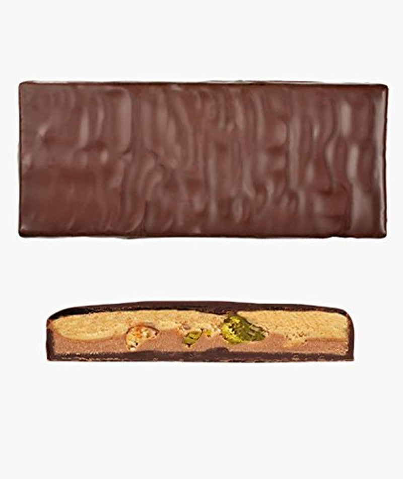 Czekolada mleczna i nugat francuski, ręcznie robione (70 g) - Bio