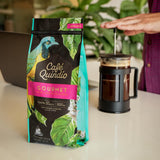 Cafe Quindio Gourmet - Kawa specjalna - 100% ziaren kawy Arabica, Kolumbia, 250g - idealna do ekspresów kolbowych, ekspresów w pełni automatycznych, kawy filtrowanej lub prasy francuskiej