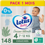 Douceur Naturelle – pieluszki rozmiar 3 (5-9 kg) opakowanie na 1 miesiąc – 172 pieluszki