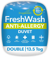 Kołdra dla alergików Snuggledown Freshwash, 13,5 Tog Zimowa ciepła, bawełniana, biała, łóżko jednoosobowe Kołdry i kołdry Naty Shop 10 X 200 X 200 Cm 13,5 Tog