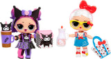 L.O.L. Niespodzianka! Uwielbia Hello Kitty i przyjaciół - 1 lalka z 7 niespodziankami, losowy wybór, 8 zabawek do zebrania, prezent dla dzieci w wieku 4+, różowe lalki Naty Shop
