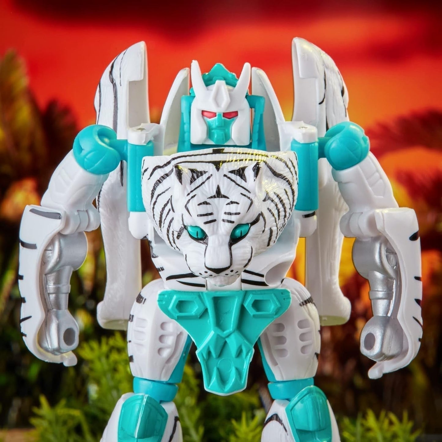 Transformers Toy Vintage Beast Wars, figurka Tigatron do kolekcjonowania (12,5 cm), dla dorosłych i dzieci w wieku 8+, F4225, multi, jeden rozmiar figurki Naty Shop
