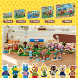LEGO Animal Crossing Wycieczka łodzią po wyspie Käptens, kreatywna zabawka dla dzieci z 2 minifigurkami z serii gier wideo, w tym Huschke, prezent dla dziewcząt i chłopców od 6 lat 77048 Zestawy do budowania Besuche den LEGO-Store