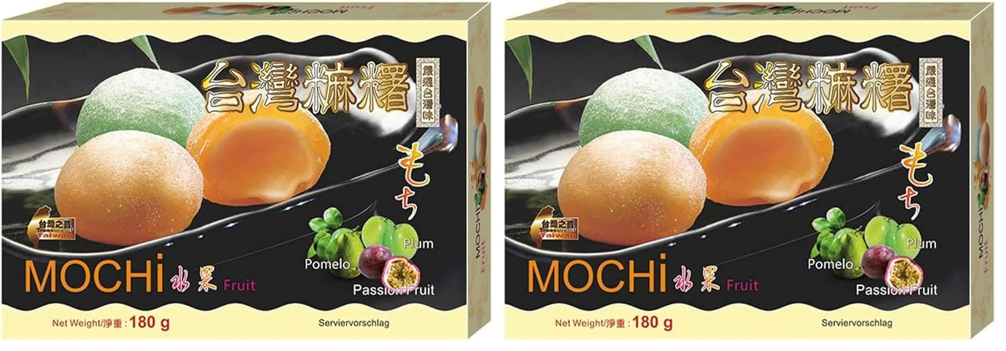 Mochi, mieszanka owocowa, 1 x 180 g