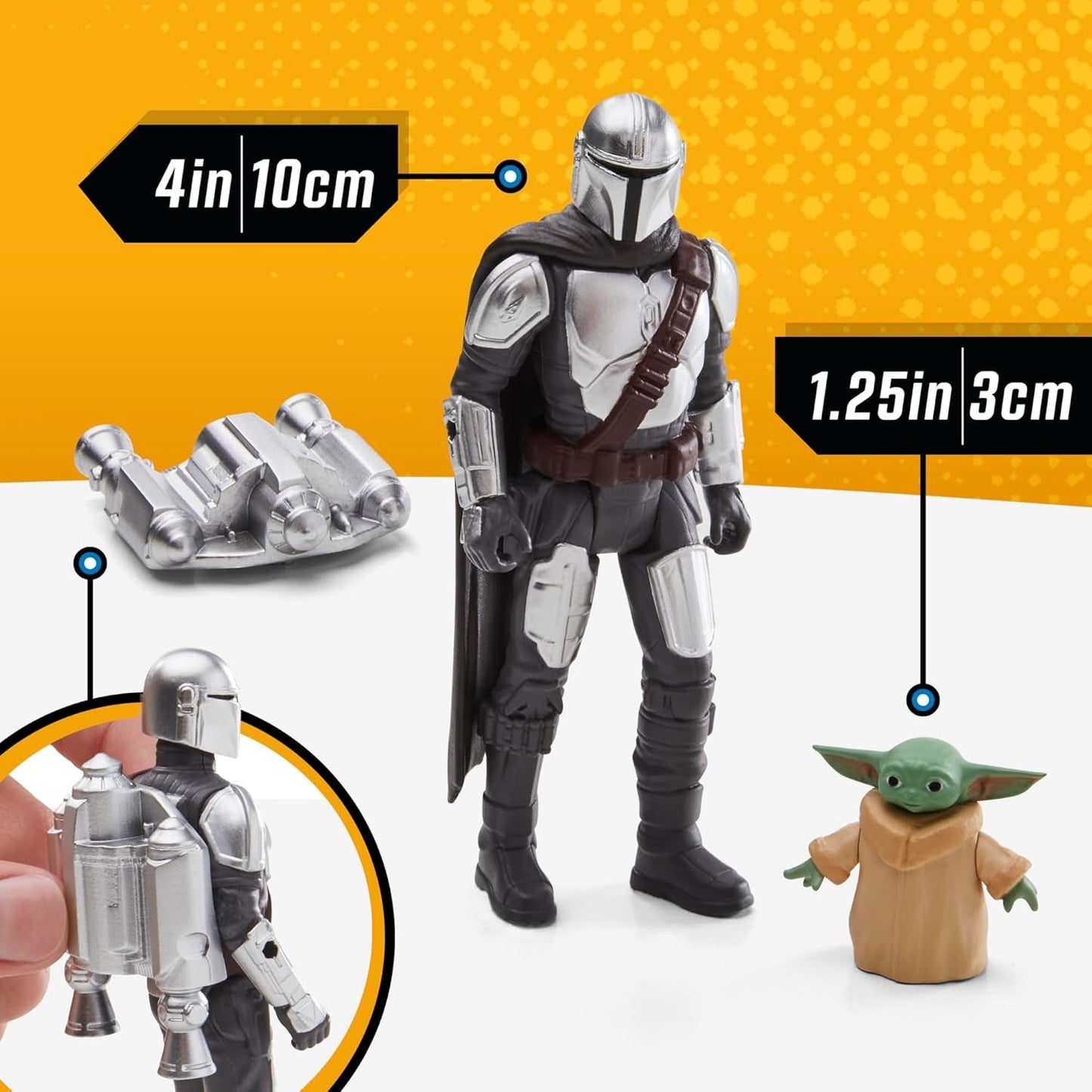 Star Wars Epic Hero Series N-1 Starfighter of the Mandalorian, duże figurki i ekscytujące akcesoria do ekscytujących manewrów, ekscytujące figurki na prezenty Sklep Naty