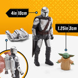 Star Wars Epic Hero Series N-1 Starfighter of the Mandalorian, duże figurki i ekscytujące akcesoria do ekscytujących manewrów, ekscytujące figurki na prezenty Sklep Naty