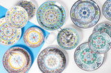 Serwis obiadowy porcelanowy 18 szt., 6 różnych kompletów talerzy, Andaluzja