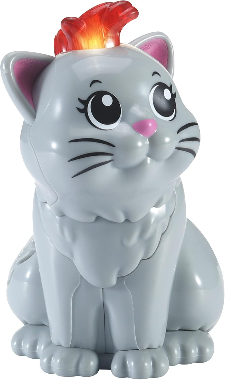 Vtech Tip Tap Baby Animals - Kot - Interaktywna zabawka ze światłem i muzyką do pomysłowego odgrywania ról - Dla dzieci w wieku 1-5 lat Naty Shop
