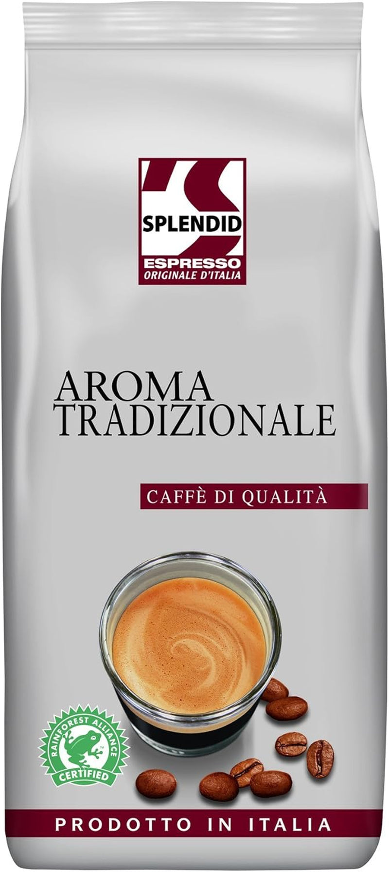 Tradycyjny smak Splendid Espresso, 8 x 1000 g = 8,00 kg