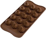 Silikomart 199384, Foremka do czekolady 3D Kuchenny płomień Naty Shop