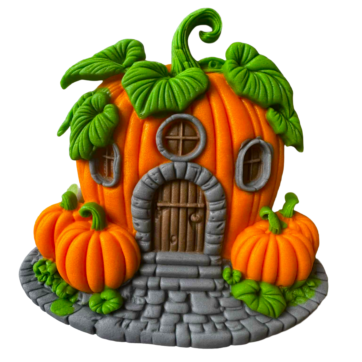 Casa Delicii Jadalna jesienna dekoracja - jadalna dekoracyjna dynia z realistycznymi teksturami