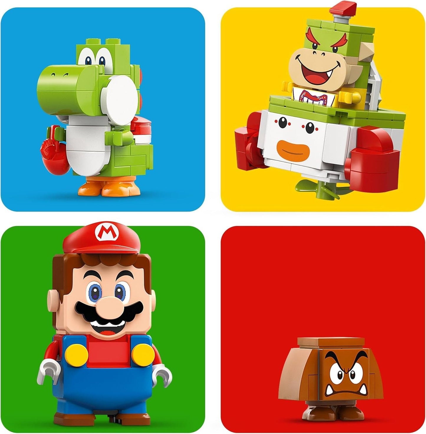 LEGO Super Mario Adventure z interaktywnym Mario, zestaw wózka młodszego klauna, zabawka Yoshi, prezent Nintendo dla chłopców, dziewcząt i graczy w wieku od 6 lat 71439 Zestawy do budowania Besuche w sklepie LEGO