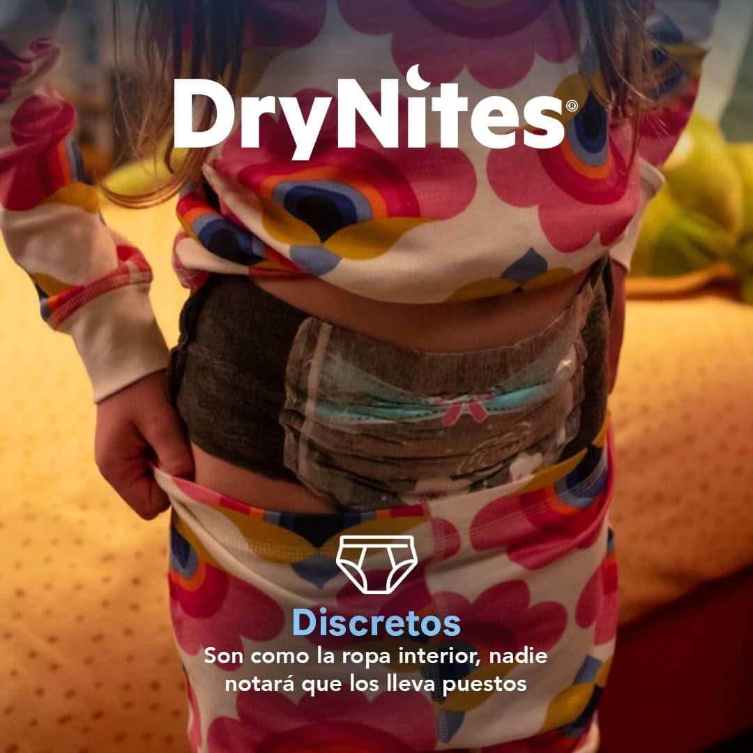 Spodnie od piżamy Dry Nites dla dziewczynki 3-5 lat, 1 opakowanie (16 sztuk) Sklep Naty
