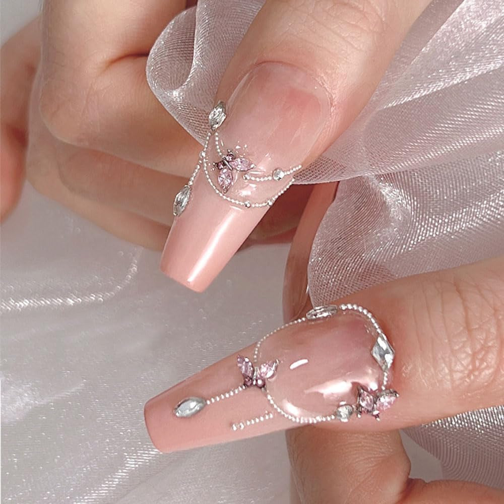 Mini motyl cyrkon breloczki do paznokci Y2K biały szampański różowy Rhinestone kryształowy breloczek motylkowy paznokcie 3D motylkowy wzór paznokci breloczki motylkowe paznokcie dekoracje zdobienie paznokci breloczki akcesoria do paznokci