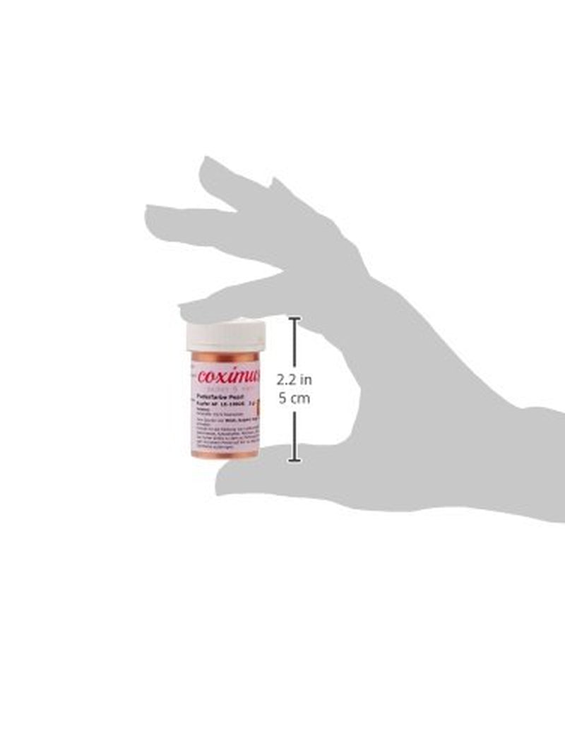 Brązowa miedź srebrna złota farba proszkowa 4 x 3G