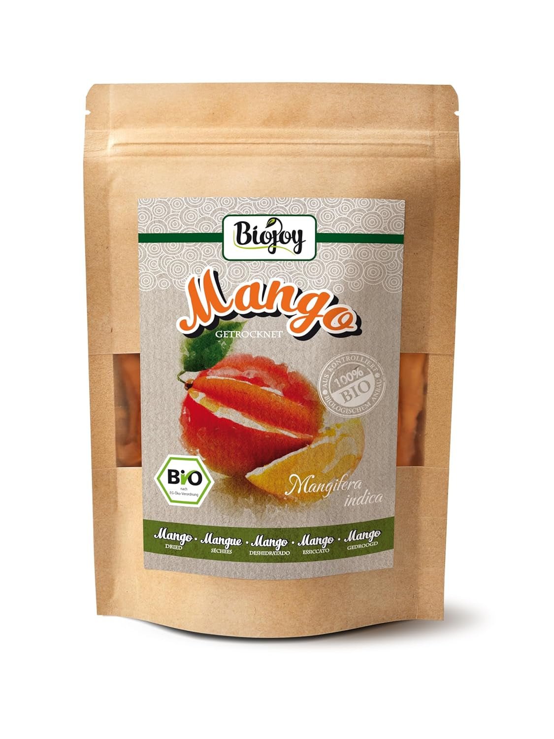 Biojoy BIO mango suszone (1kg), niesiarkowane Naty Shop produkty suszone 250 G