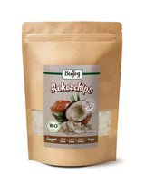 Biojoy Organiczne suszone chipsy kokosowe (1kg), niesłodzone i niesmażone Naty Shop produkty suszone 250 G