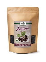 Biojoy Organiczne owoce aronii (1kg), suszone i całe (Aronia melanocarpa) Produkty suszone Naty Shop 500 G
