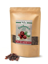 Biojoy ekologiczna suszona żurawina (1kg), żurawina słodzona syropem jabłkowym. Produkty suszone Naty Shop