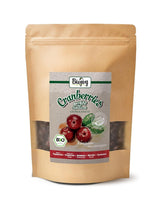 Biojoy ekologiczna żurawina suszona (1kg), żurawina słodzona syropem jabłkowym Produkty suszone Naty Shop 500 G