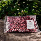 biolla food całe suszone truskawki 0,5 kg, 100% naturalne. Zdrowe przekąski dla dzieci. Idealny do koktajli, musli owsianych, herbaty i owsianki. Długi okres przydatności do spożycia. WEGAŃSKA, BEZGLUTENOWA, SUROWA ŻYWNOŚĆ Naty Shop Produkty suszone