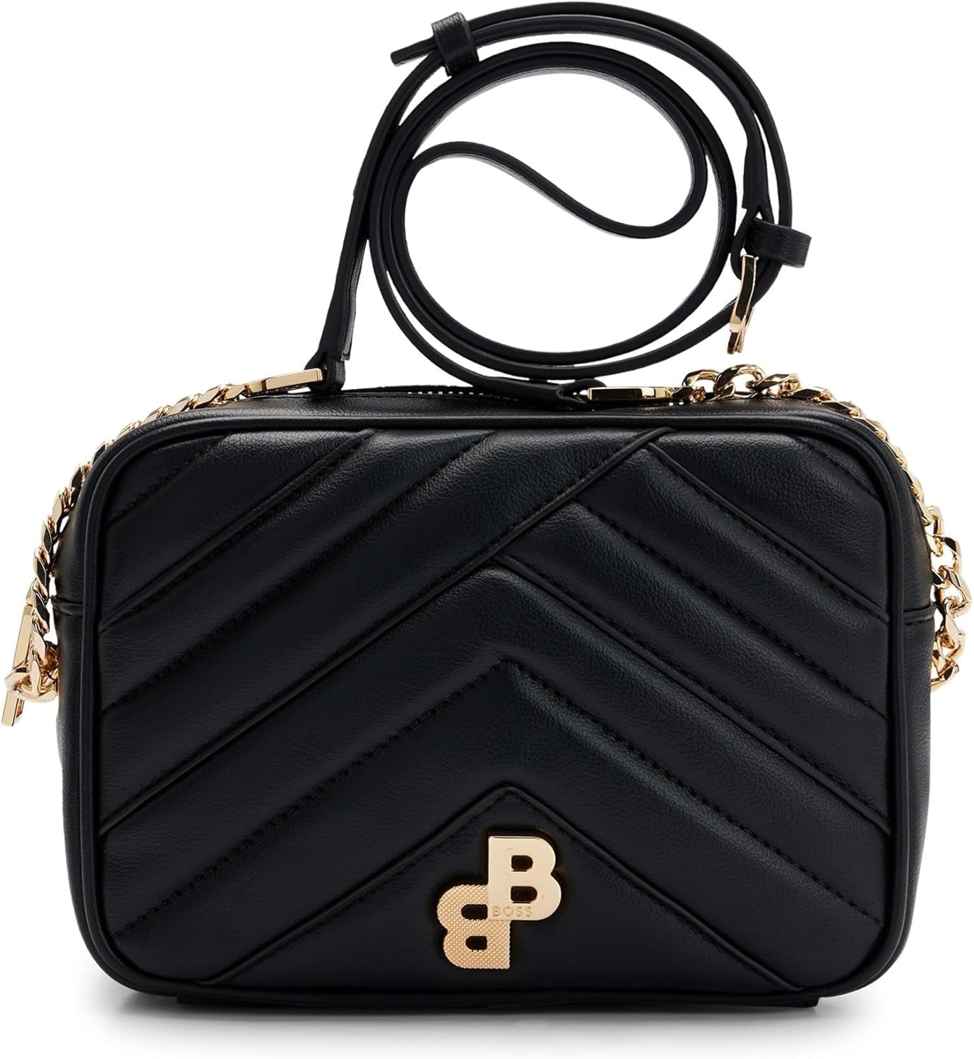 BOSS Evelyn Zip Crossb.n. Naty Shop Damskie torby na ramię w kolorze czarnym1