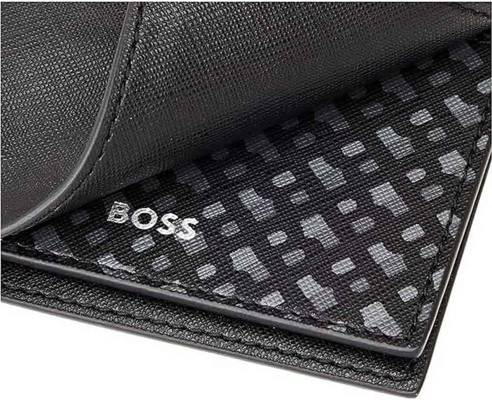 Portfel męski BOSS Zair_S_New_C_Holder, czarny1 Portfel męski Naty Shop