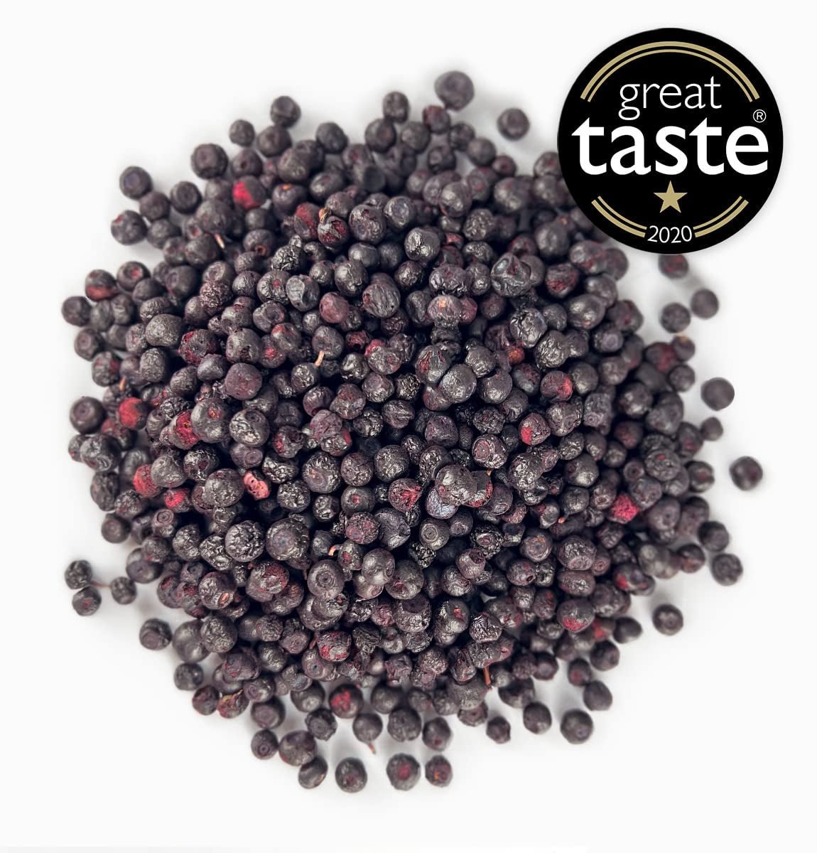 BRIX Borówki Liofilizowane | Borówki naturalne, suszone 95 g | Nagroda Great Taste dla suszonej żurawiny | Bez GMO, bezglutenowe, wegańskie, z witaminami Naty Shop Produkty suszone