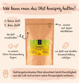 Banany liofilizowane BRIX | Banany naturalne, suszone 140 g | Great Taste Award dla suszonych owoców | Bez GMO, bezglutenowe, wegańskie, z konserwowanymi witaminami Naty Shop Produkty suszone