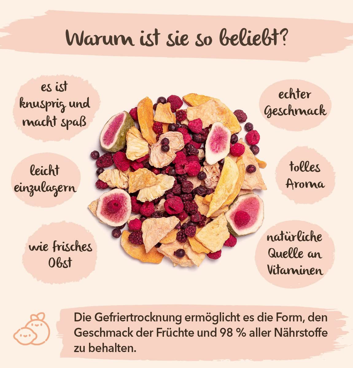 Banany liofilizowane BRIX | Banany naturalne, suszone 140 g | Great Taste Award dla suszonych owoców | Bez GMO, bezglutenowe, wegańskie, z konserwowanymi witaminami Naty Shop Produkty suszone