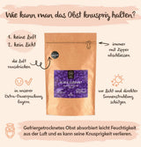 BRIX Suszone czarne porzeczki | Suszone czarne porzeczki 105 g | Great Taste Award, suszone czarne porzeczki | Bez GMO, bezglutenowe, wegańskie, z witaminami Naty Shop Produkty suszone