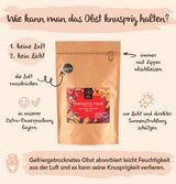 Brix Liofilizowane Owoce Fantastyczna Czwórka (80g) - Cena dobry smak, pyszna i zdrowa przekąska, wytrawne chrupiące, bogate w witaminy Naty Shop produkty suszone
