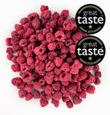 BRIX Suszone Maliny | Malina naturalna liofilizowana 85 g | Nagroda Great Taste dla suszonych owoców | Bez GMO, bezglutenowe, wegańskie, z konserwowanymi witaminami Naty Shop Produkty suszone