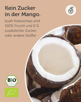 BUAH® Suszone Chipsy Kokosowe | Organiczne chipsy kokosowe, przekąski, musli i chipsy kokosowe do pieczenia | Idealny zamiennik słodyczy | Wegańskie i bez dodatku cukru | 400g Naty Shop produkty suszone