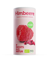 BUAH® Organiczna malina liofilizowana | chipsy malinowe jako przekąska, do musli i deserów | idealny zamiennik słodyczy | wegańskie i bez dodatku cukru | 120g Naty Shop produkty suszone 120G