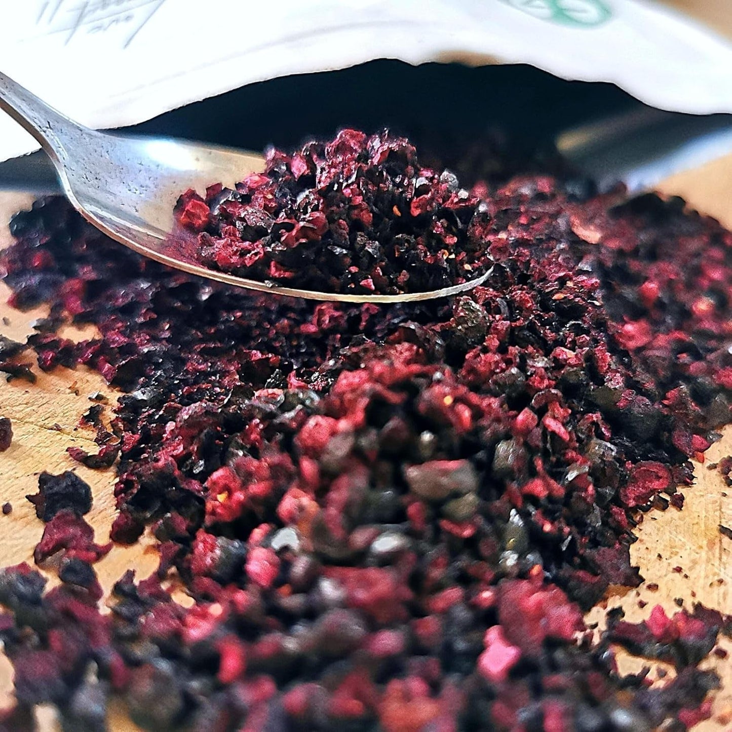 Kawałki suszonej żurawiny | 100% Vaccinium Myrtillus Liofilizowane dzikie jagody | Proszek z dzikiej borówki Borówki w proszku Liofilizowane suszone Borówki liofilizowane Produkty suszone Naty Shop