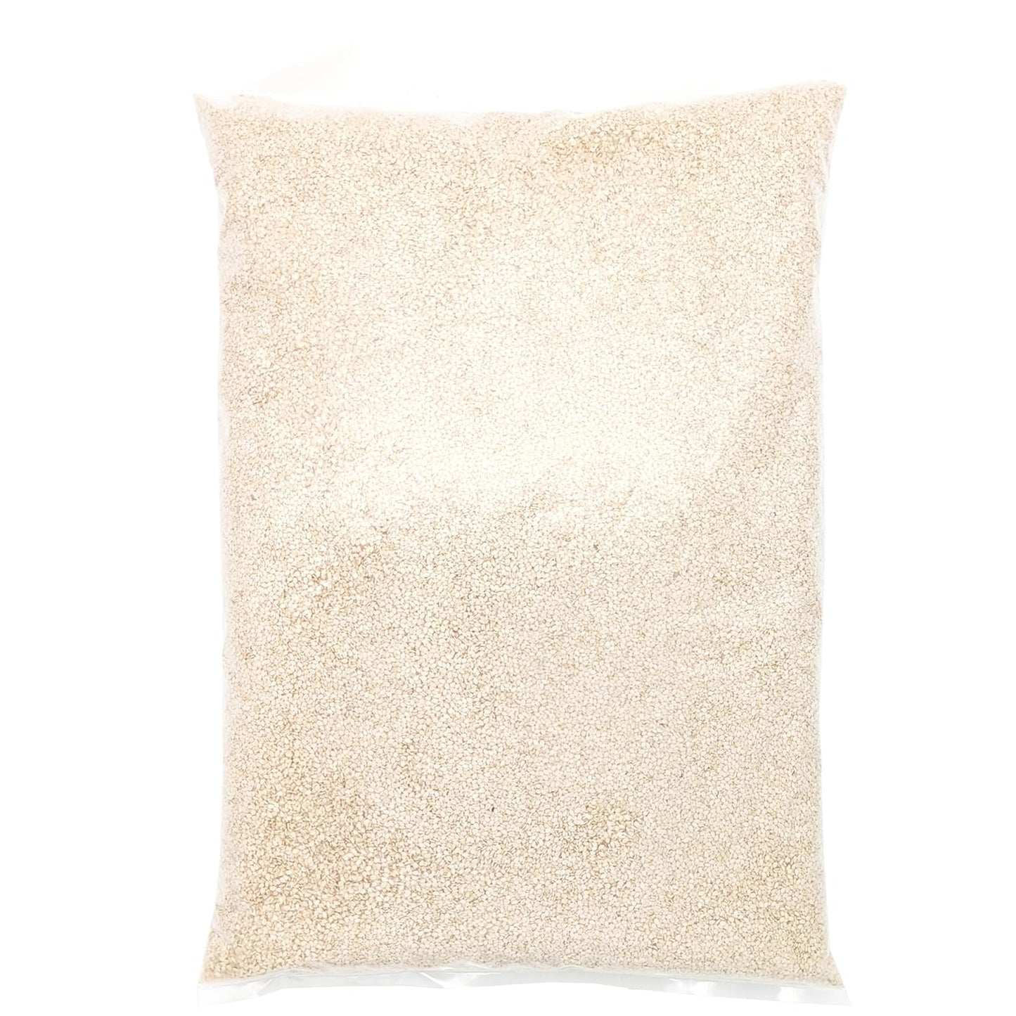 Organiczne nasiona sezamu 3 kg, surowe organiczne nasiona oleiste, biały sezam, naturalnie łuskane, niepalone, źródło wapnia i żelaza, pakiet ekonomiczny