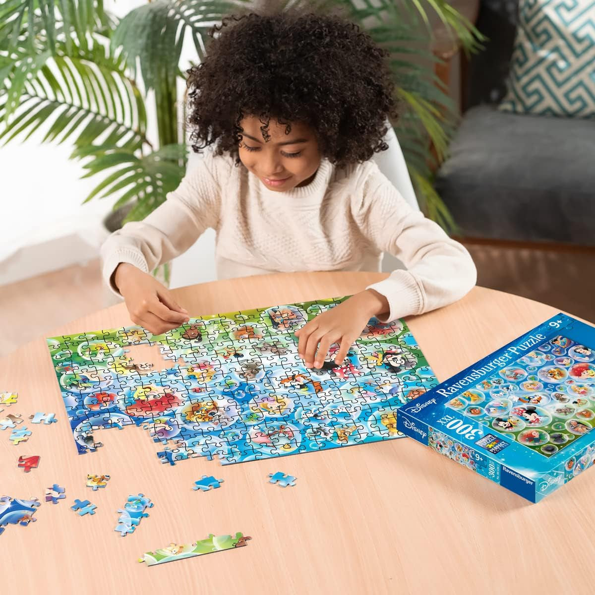 Ravensburger Puzzle 80536 - Disney Mydlane Bańki, 300 elementów puzzle dla fanów Disneya od 9 lat Puzzle Naty Shop