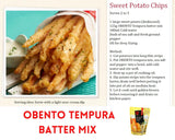 Mieszanka do ciasta Tempura Tempura Back-Frittiermischung, 500 gramów Mieszanka do pieczenia i gotowania Naty Shop