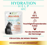 almo nature HFC Hydration Help Mokra karma dla kotów - Zupa z kurczaka i filety z kurczaka - Odpowiednia do spożycia przez ludzi, Bezglutenowa, Monoproteina, 50g, 24 sztuki, 1,2kg