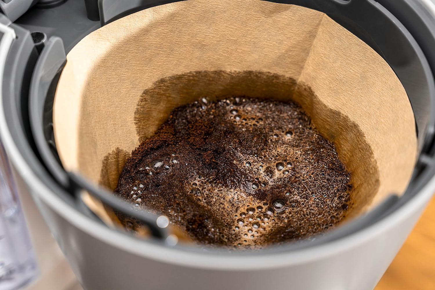 ZWILLING ENFINIGY Filtrowy ekspres do kawy ze szklaną karafką 1,5 l, ekspres do kawy z bojlerem ze stali nierdzewnej, funkcją Blooming i inteligentnym odkamienianiem, tworzywo sztuczne, srebrny