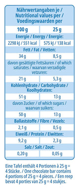 frankonia CZEKOLADA Czekolada mleczna pełnomleczna bez laktozy i glutenu, 100 g